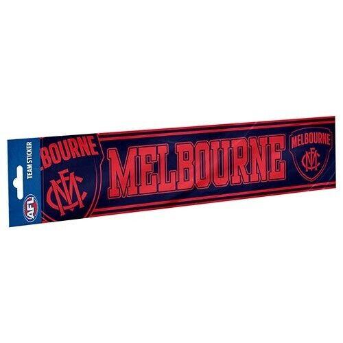 Afl Bumper Sticker Melbourne Demons Car Decal 305mm X 75mm 1380