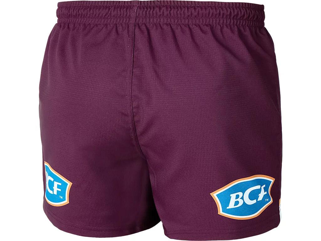 NRL 2024 Replica Home Short - Brisbane Broncos - Mens - ASICS