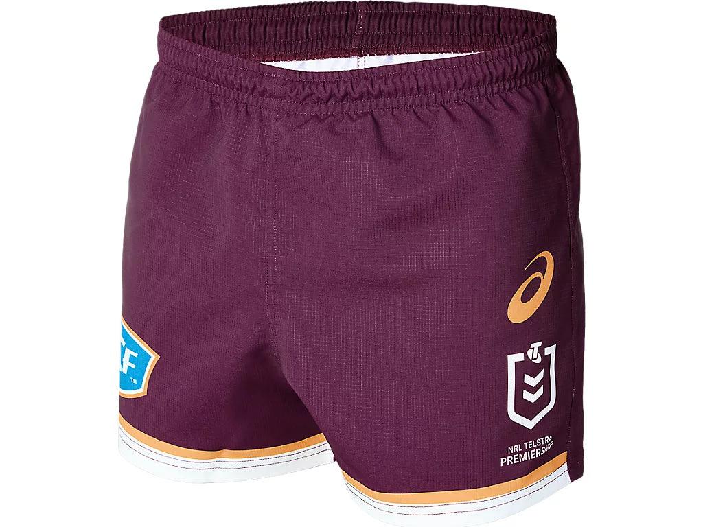 NRL 2024 Replica Home Short - Brisbane Broncos - Mens - ASICS