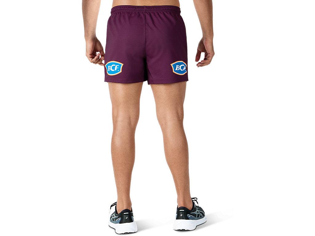 NRL 2024 Replica Home Short - Brisbane Broncos - Mens - ASICS