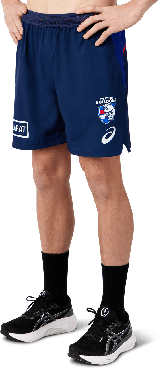 AFL 2024 Gym Shorts - Western Bulldogs - Adult - ASICS