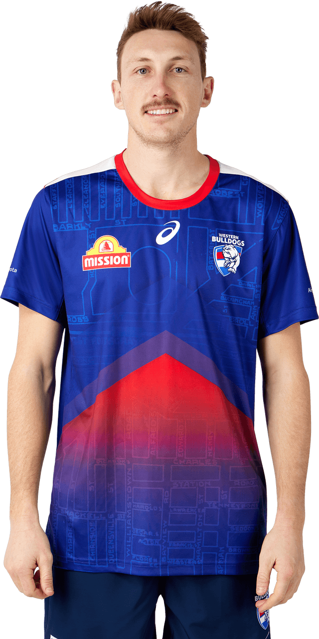 AFL 2024 Training Tee - Western Bulldogs - Adult - ASICS