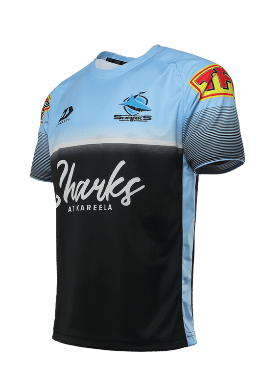 NRL 2021 Training Tee Shirt - Cronulla Sharks - Mens -  Rugby League