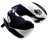 AFL Travel Pillow - Collingwood Magpies - U Shaped - Neck Cushion