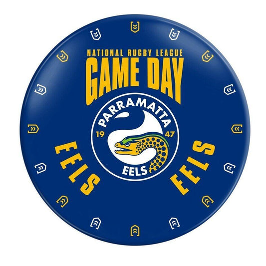 NRL Snack Plate - Paramatta Eels - 20cm diameter - Melamine - Single