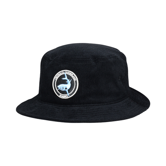 NRL Retro Corduroy Bucket Hat - Cronulla Sharks - Adult - One Size