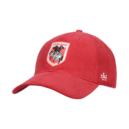 NRL Corduroy Cap - St George Illawarra Dragons - Hat - Adult - One Size