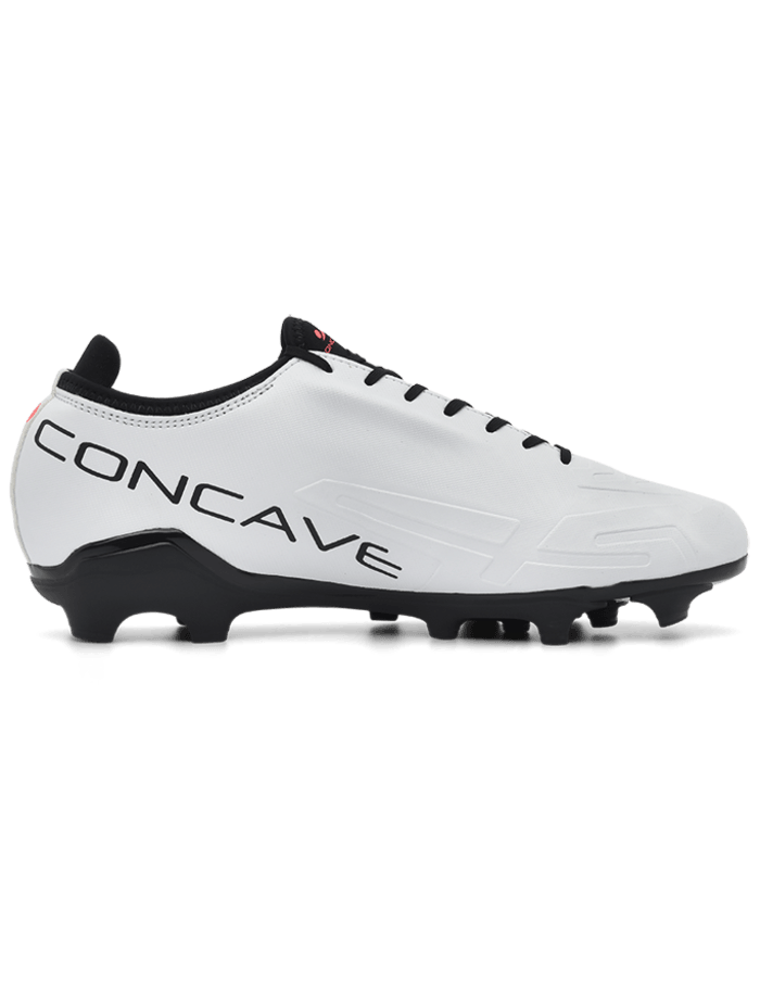 CONCAVE Halo V2 FG Football Boots - White Solar Black - Youth - Kids