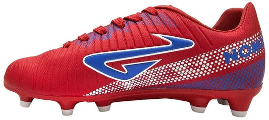 NOMIS Prodigy 2.0 FG Football Boots - Red/Royal/White - Youth - Kids - Shoe