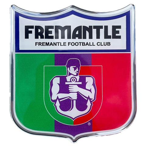 AFL Retro Logo Emblem - Fremantle Dockers - Supporter Car Badge