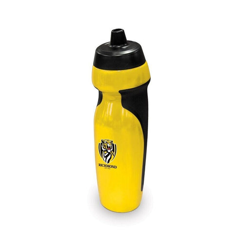 AFL Sports Drink Bottle 640ml - Richmond Tigers - Rubber Grip