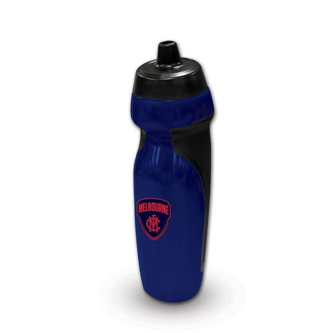 AFL Sports Drink Bottle 640ml - Melbourne Demons - Rubber Grip