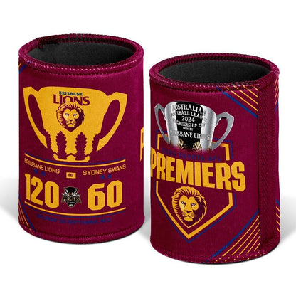 AFL 2024 PREMIERS STUBBY CAN COOLER - BRISBANE LIONS - ETA OCT 2024 - PH1