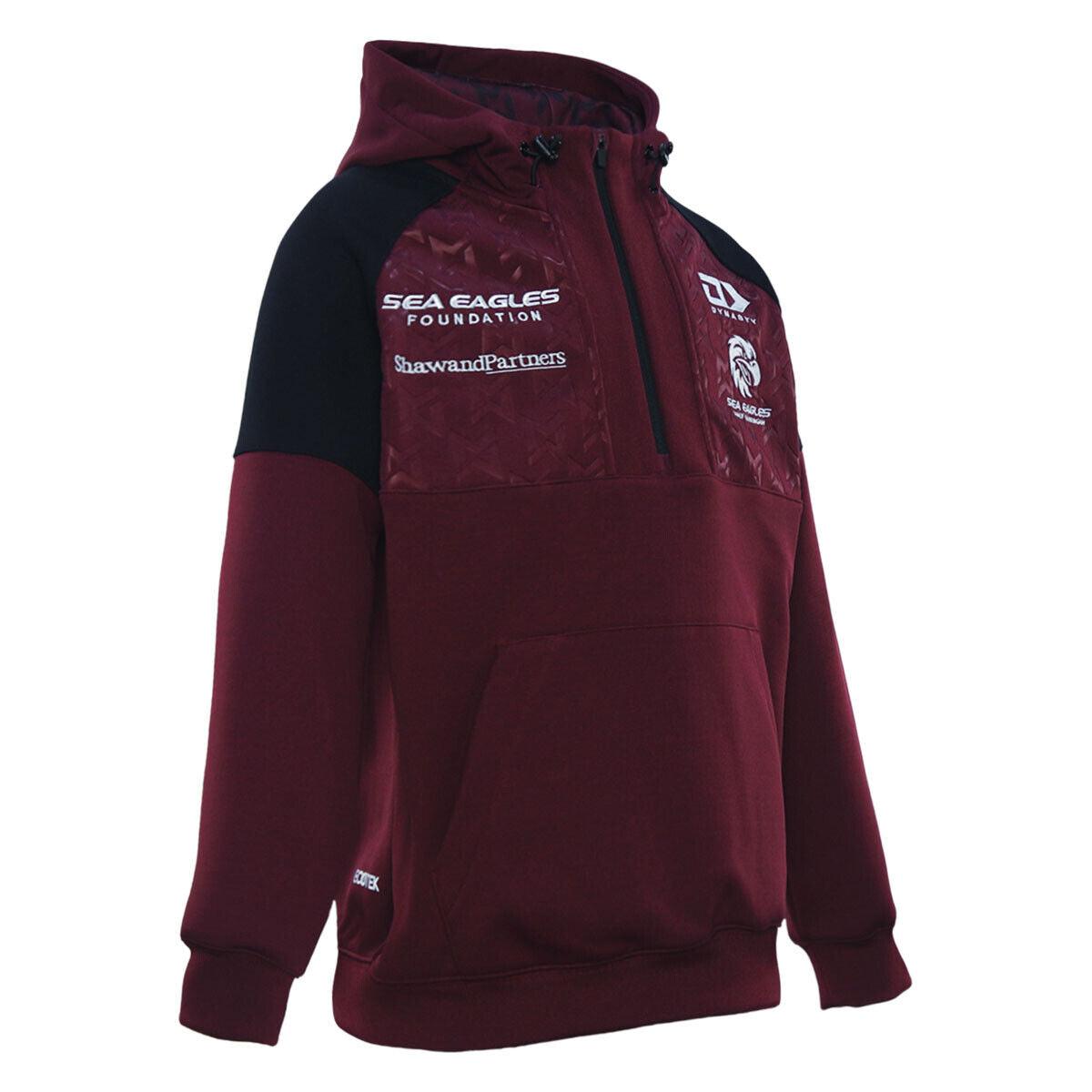 NRL 2024 1/4 Zip Hoodie - Manly Sea Eagles - Jumper - YOUTH - DYNASTY