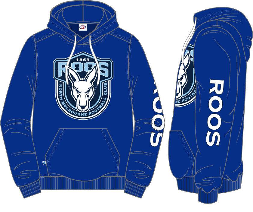 AFL Supporter Hoodie - North Melbourne Kangaroos - Adult - Mens - Hoody - Jumper