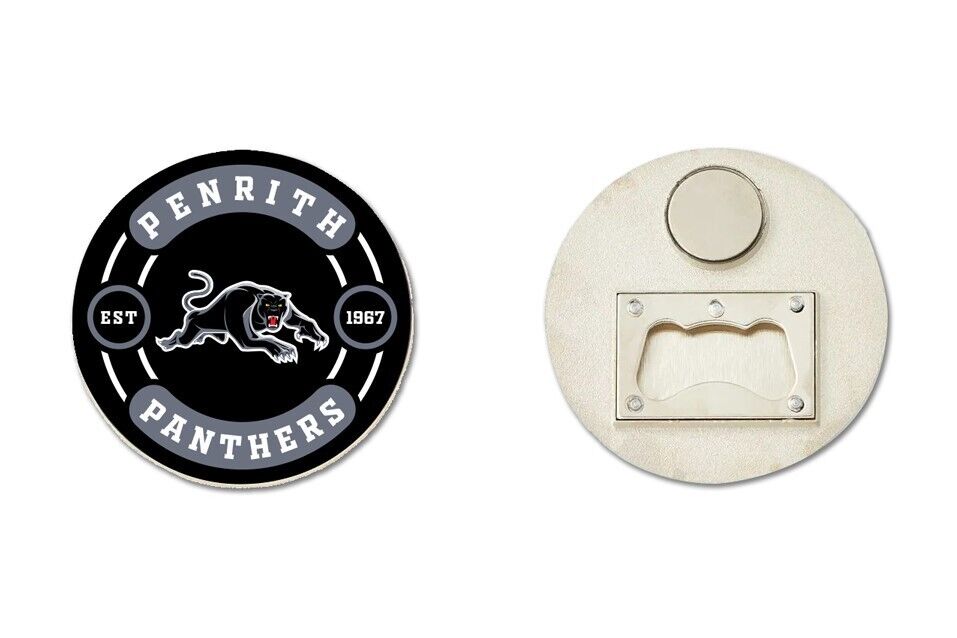 NRL Bottle Opener Magnet - Penrith Panthers - Rugby League