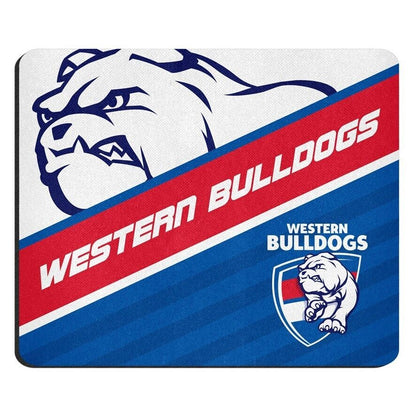 AFL Mouse Mat - Western Bulldogs - Mouse Pad - 22cm x 19cm