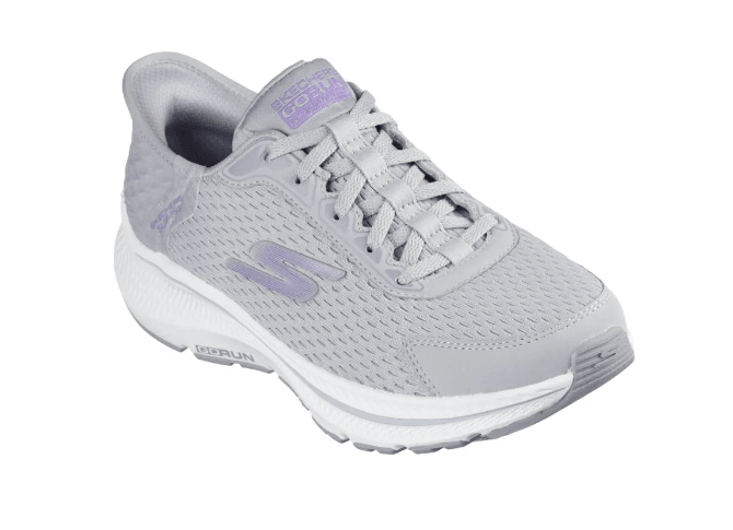 SKECHERS Slip-Ins Go Run Consistent 2.0 Shoe - Endure - Grey/Lavender - Womens