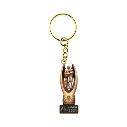 NRL 2024 PREMIERS 3D TROPHY KEYRING - PENRITH PANTHERS - ETA NOV 2024 - TROFE