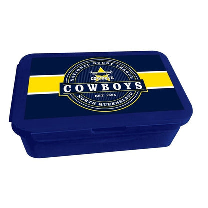 NRL Bento Lunch Box - North Queensland Cowboys - 14cm x 20.1cm x 7.1cm