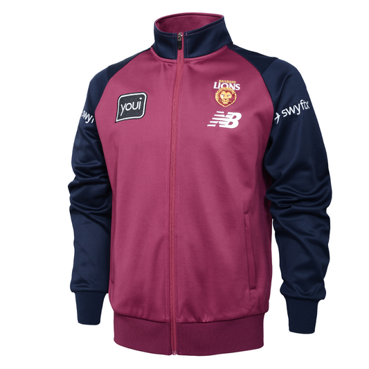 AFL 2025 Track Jacket - Brisbane Lions - Adult - Mens