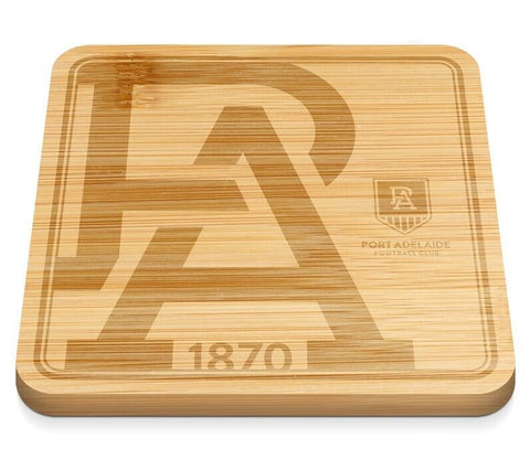 AFL Cheeseboard - Port Adelaide Power - 35 x 35 x 1.5cm - Serving Board