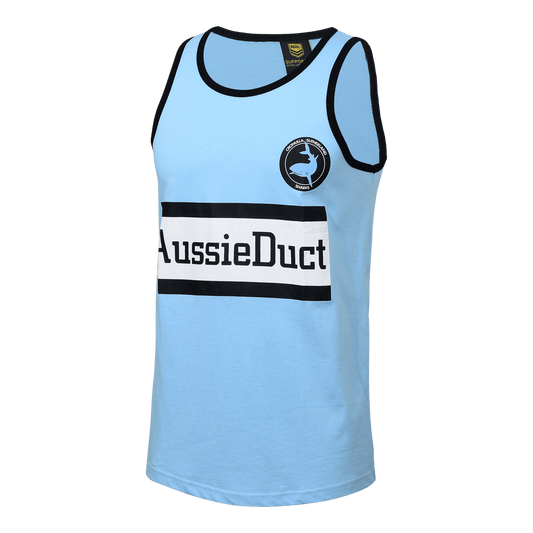 NRL Cotton Retro Singlet - Cronulla Sharks - Mens - Heritage