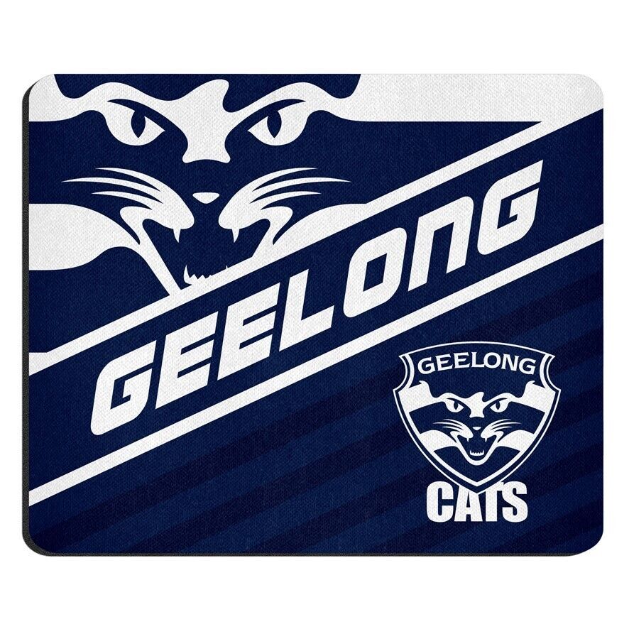 AFL Mouse Mat - Geelong Cats - Mouse Pad - 22cm x 19cm