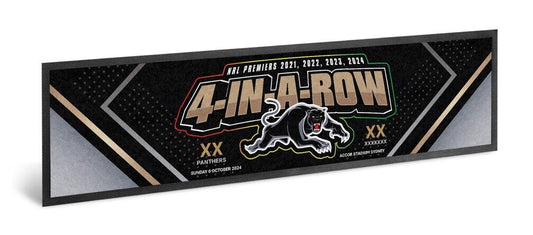 NRL 2024 PREMIERS BAR RUNNER - PENRITH PANTHERS - PH1