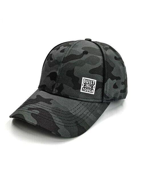 FORD Camo Built Tough Cap - Hat - Adjustable OSFM - Adult