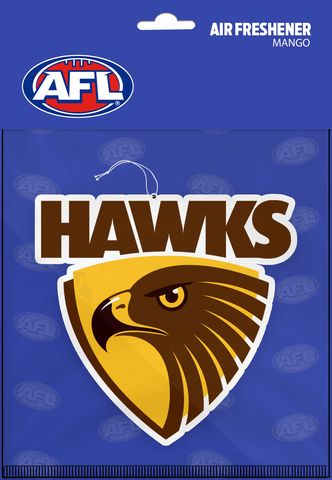 AFL Car Air Freshener - Hawthorn Hawks - Logo