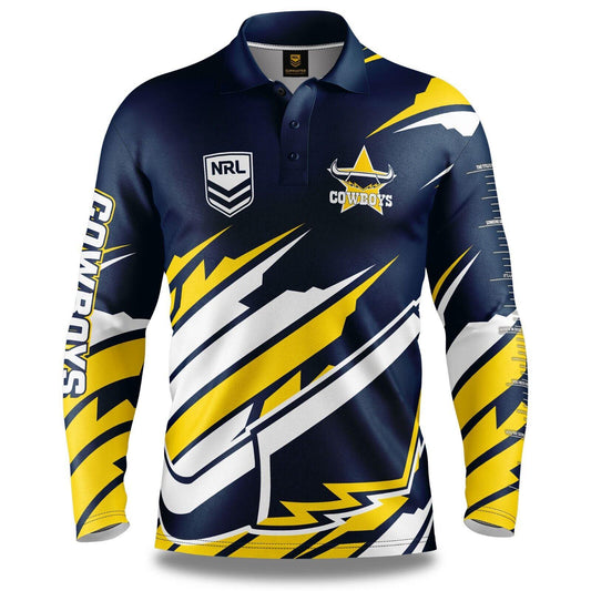 NRL 'Ignition' Fishing Shirt - North Queensland Cowboys - Youth - Polo