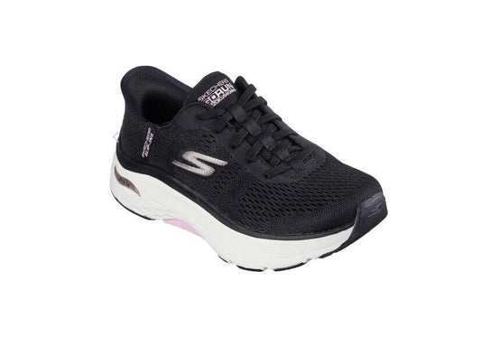 SKECHERS Slip In Max Cushioning Arch Fit Shoe - Paramount - Black/Pink - Womens