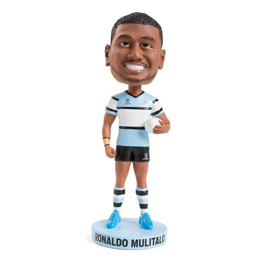 NRL Bobblehead - Cronulla Sharks - Ronaldo Mulitalo - Statue