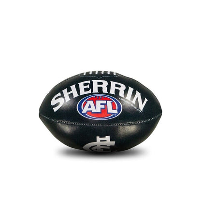 AFL Mini Supporter Sponge Football - Carlton Blues - Ball