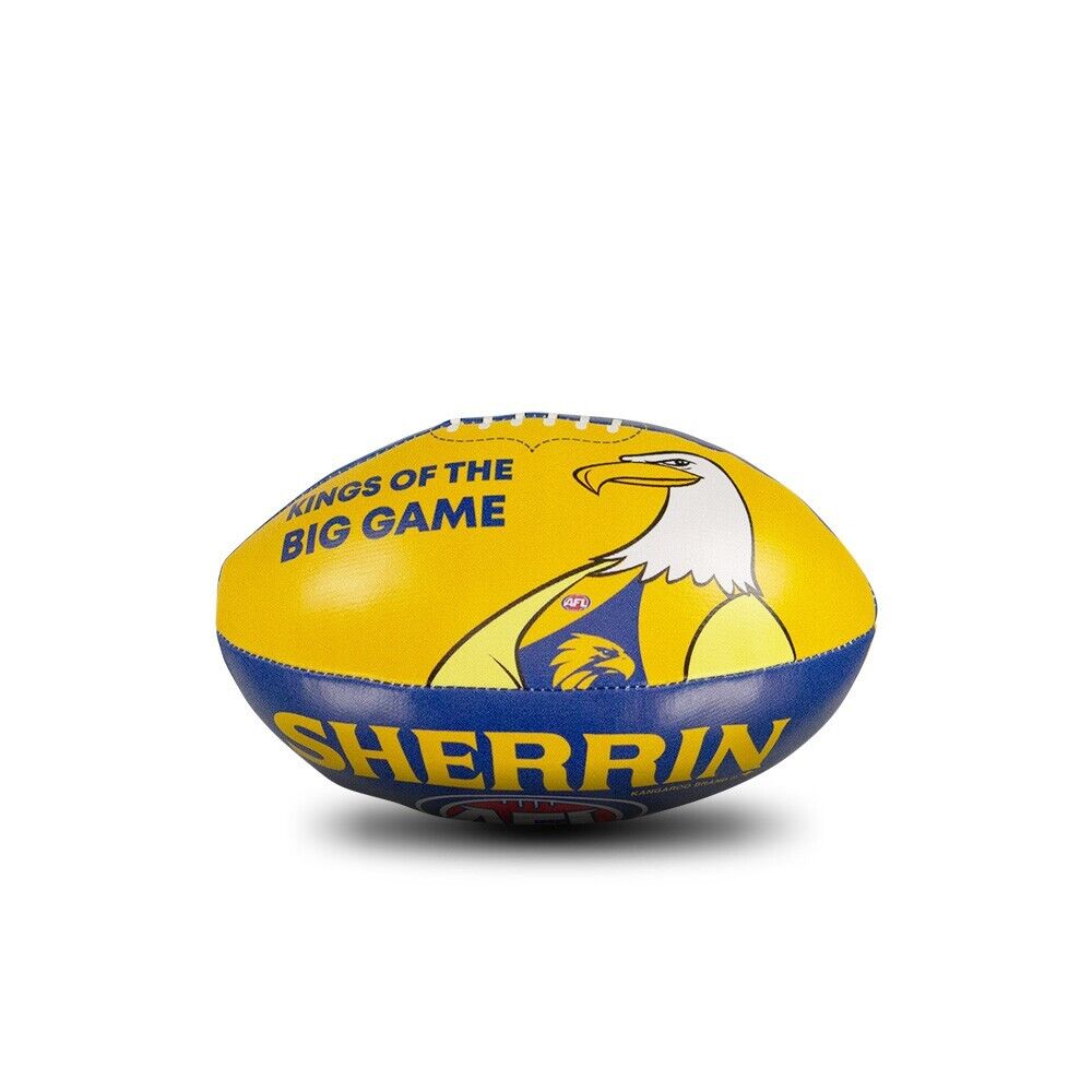 AFL Mini Supporter Sponge Football - West Coast Eagles - Ball