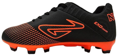 NOMIS Immortal 2.0 FG Football Boots - Black/Orange - Youth - Kids - Shoe