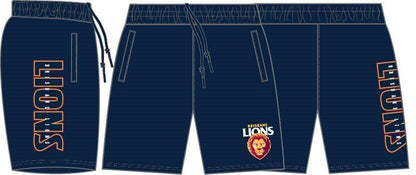 AFL Performance Shorts - Brisbane Lions - Supporter - Adult - Mens