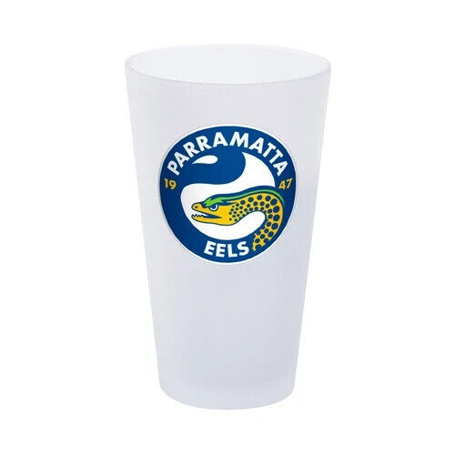 NRL Frosted Conical Glass - Parramatta Eels - 500ml - Single