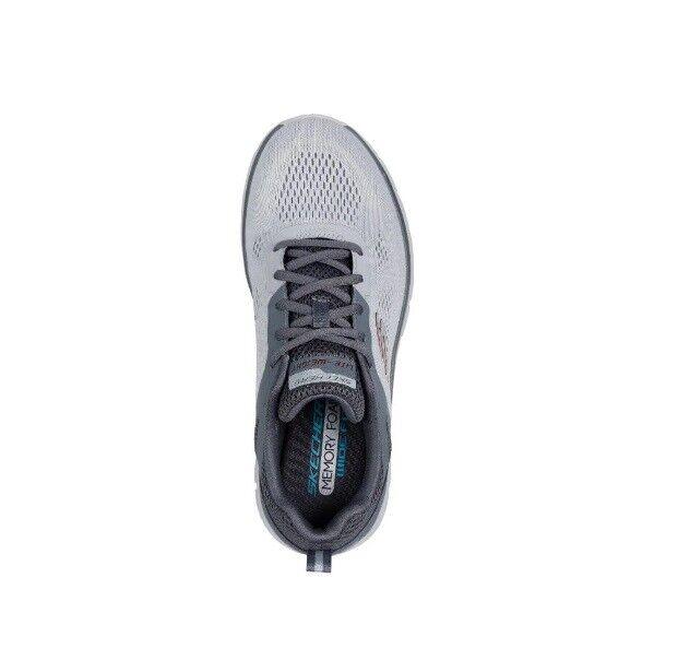 SKECHERS Track Shoe - Broader - Grey/Charcoal - Mens