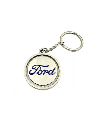 FORD Double Sided Keyring - Ford Logo - Metal Key Ring