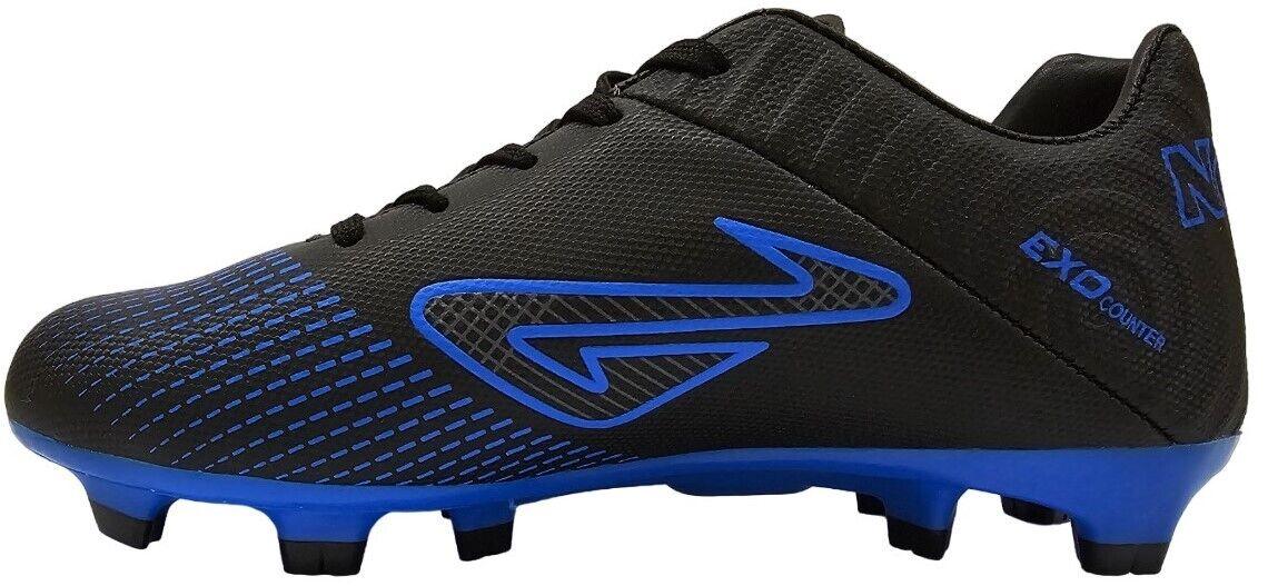 NOMIS Immortal 2.0 FG Football Boots - Black/Royal - Youth - Kids - Shoe