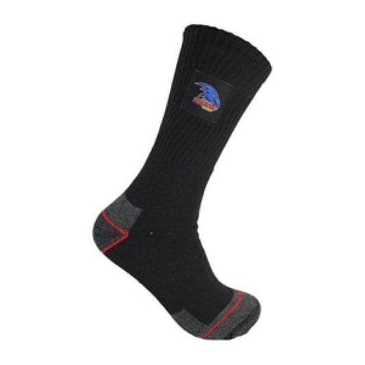 AFL Mens Work Socks Adelaide Crows - Two Pack