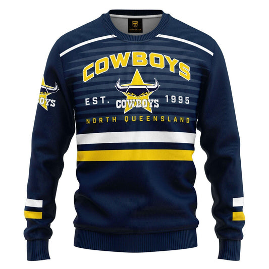 NRL Kids 'Victory' Pullover - North Queensland Cowboys - Infant Baby - Jumper