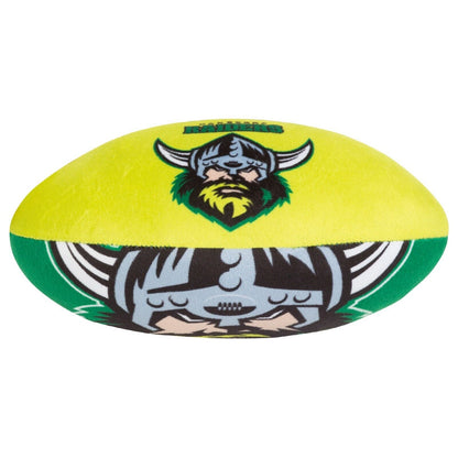 NRL Plush Soft Football - Canberra Raiders - 12cm x 25cm Ball