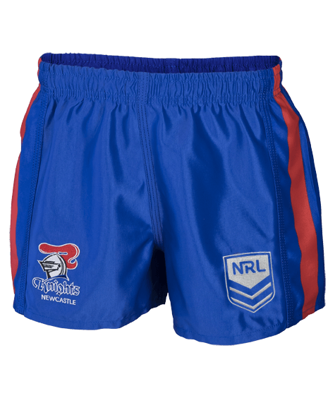 NRL Supporter Footy Shorts - Newcastle Knights - Kids Youth Adults