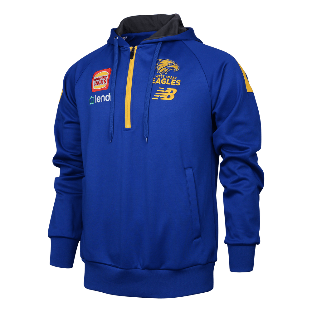 AFL 2024 Half Zip Hoodie - West Coast Eagles - Youth - Kids - 1/2 Zip