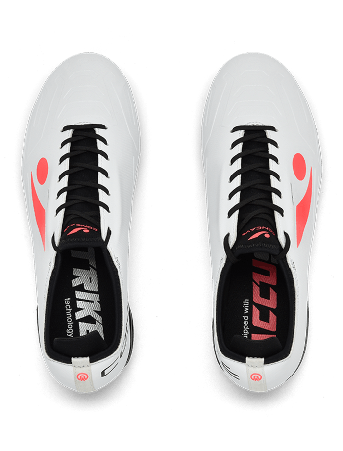 CONCAVE Halo V2 FG Football Boots - White Solar Black - Youth - Kids