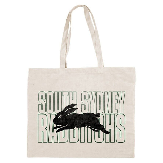 NRL Canvas Tote Bag - South Sydney Rabbitohs - Re-Useable Carry Bag