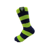 NRL Fluffy Bed Socks - Canberra Raiders - One Pair - Navy